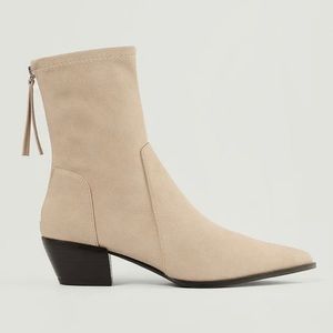NA-KD Faux Suede Akle Boots
